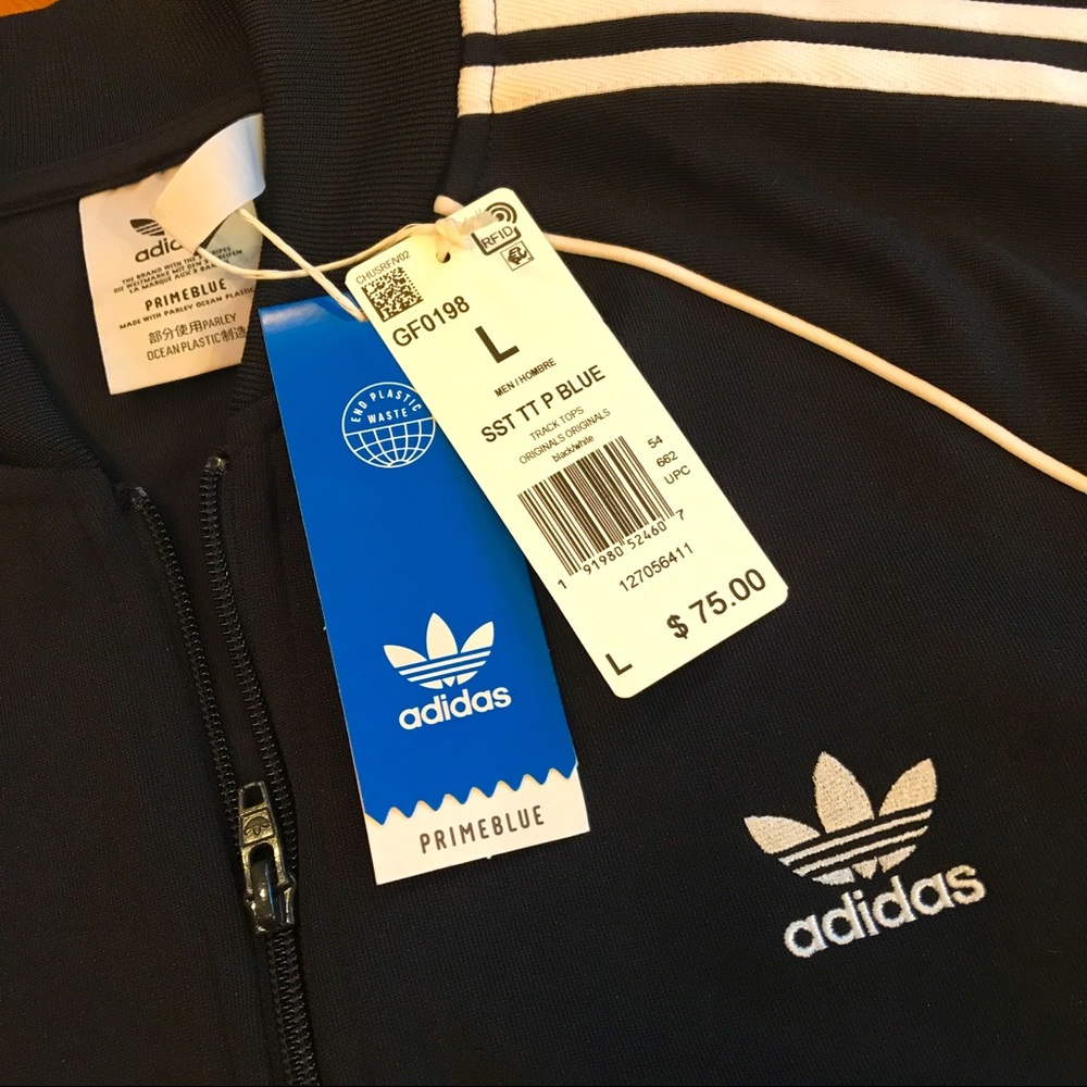 ADIDAS Primeblue Black SST Track Suit - Picture 9 of 15
